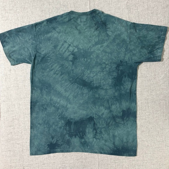 The Mountain Men T-Shirt XL African Wildlife Graphic Green Tie Dye - Picture 2 of 5